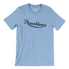 Cleveland Rosenblum's Basketball Men/Unisex T-Shirt-Baby Blue-Allegiant Goods Co. Vintage Sports Apparel