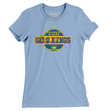 Alaska Gold Kings Hockey Women's T-Shirt-Allegiant Goods Co. Vintage Sports Apparel