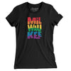 Milwaukee Wisconsin Pride Women's T-Shirt-Black-Allegiant Goods Co. Vintage Sports Apparel
