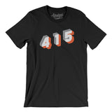 San Francisco 415 Area Code Men/Unisex T-Shirt-Allegiant Goods Co. Vintage Sports Apparel