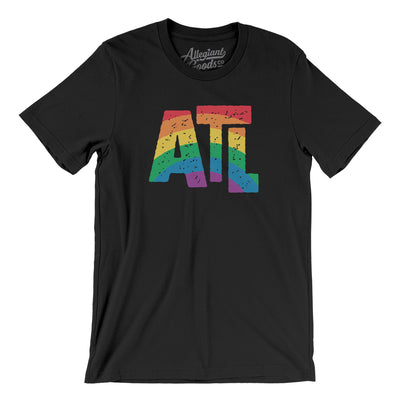 Atlanta Georgia Pride Men/Unisex T-Shirt-Black-Allegiant Goods Co. Vintage Sports Apparel