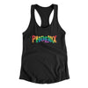 Phoenix Arizona Pride Women's Racerback Tank-Black-Allegiant Goods Co. Vintage Sports Apparel