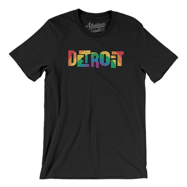 Detroit Michigan Pride Men/Unisex T-Shirt-Allegiant Goods Co. Vintage Sports Apparel