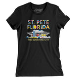 St. Pete Florida Pier Women's T-Shirt-Allegiant Goods Co. Vintage Sports Apparel