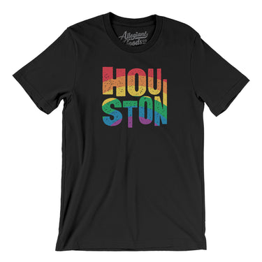 Houston Texas Pride Men/Unisex T-Shirt-Allegiant Goods Co. Vintage Sports Apparel