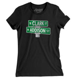 Addison & Clark Street Chicago Women's T-Shirt-Allegiant Goods Co. Vintage Sports Apparel