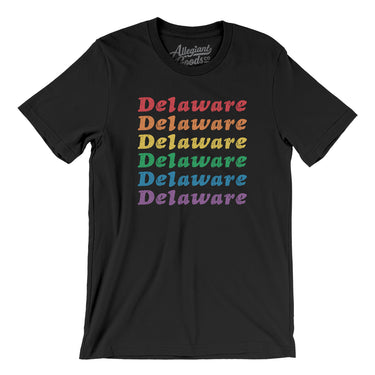 Delaware Pride Men/Unisex T-Shirt-Allegiant Goods Co. Vintage Sports Apparel