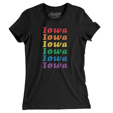 Iowa Pride Women's T-Shirt-Allegiant Goods Co. Vintage Sports Apparel