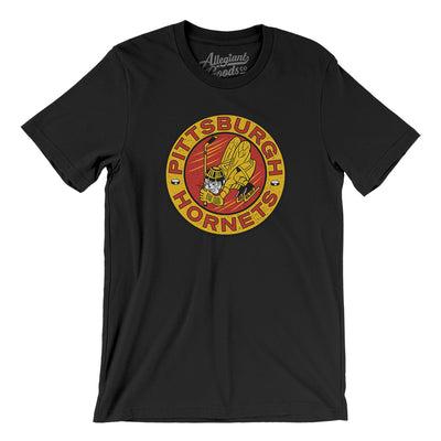 Pittsburgh Hornets Hockey Men/Unisex T-Shirt-Black-Allegiant Goods Co. Vintage Sports Apparel