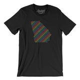 Georgia Pride State Men/Unisex T-Shirt-Allegiant Goods Co. Vintage Sports Apparel