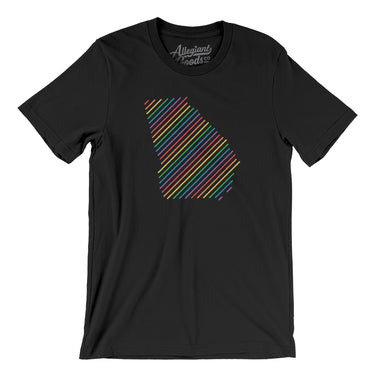Georgia Pride State Men/Unisex T-Shirt-Allegiant Goods Co. Vintage Sports Apparel