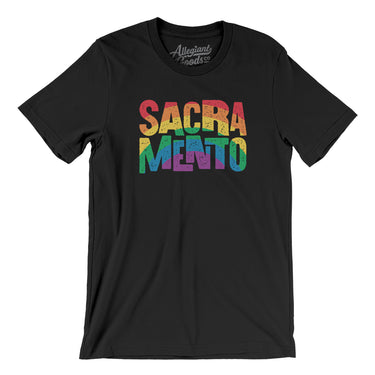 Sacramento California Pride Men/Unisex T-Shirt-Allegiant Goods Co. Vintage Sports Apparel