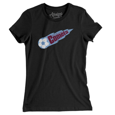 Baltimore Comets Soccer Women's T-Shirt-Maroon-Allegiant Goods Co. Vintage Sports Apparel