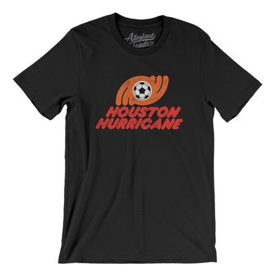 Houston Hurricane Soccer Men/Unisex T-Shirt-Black-Allegiant Goods Co. Vintage Sports Apparel