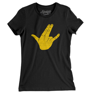Shockers Hand Women's T-Shirt-Allegiant Goods Co. Vintage Sports Apparel