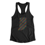 Indiana Pride State Women's Racerback Tank-Allegiant Goods Co. Vintage Sports Apparel