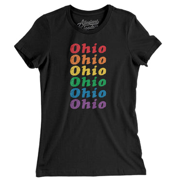 Ohio Pride Women's T-Shirt-Allegiant Goods Co. Vintage Sports Apparel