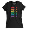 Ohio Pride Women's T-Shirt-Black-Allegiant Goods Co. Vintage Sports Apparel