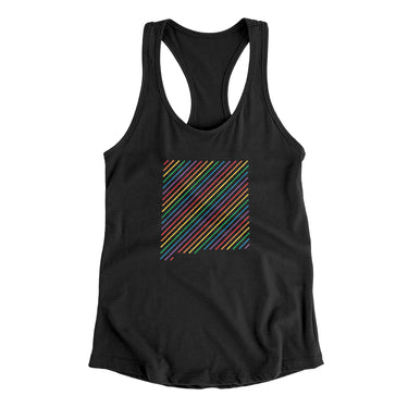 New Mexico Pride State Women's Racerback Tank-Allegiant Goods Co. Vintage Sports Apparel