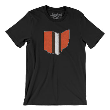 Ohio Helmet Stripes Men/Unisex T-Shirt-Allegiant Goods Co. Vintage Sports Apparel