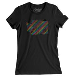 Washington Pride State Women's T-Shirt-Allegiant Goods Co. Vintage Sports Apparel