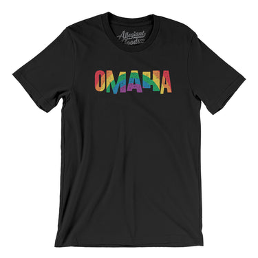 Omaha Nebraska Pride Men/Unisex T-Shirt-Allegiant Goods Co. Vintage Sports Apparel