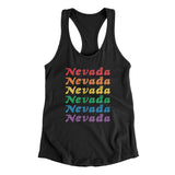 Nevada Pride Women's Racerback Tank-Allegiant Goods Co. Vintage Sports Apparel