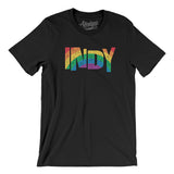 Indianapolis Indiana Pride Men/Unisex T-Shirt-Allegiant Goods Co. Vintage Sports Apparel