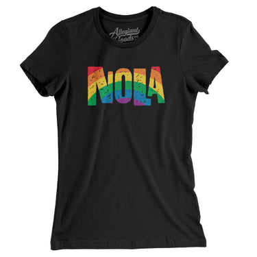 New Orleans Louisiana Pride Women's T-Shirt-Allegiant Goods Co. Vintage Sports Apparel