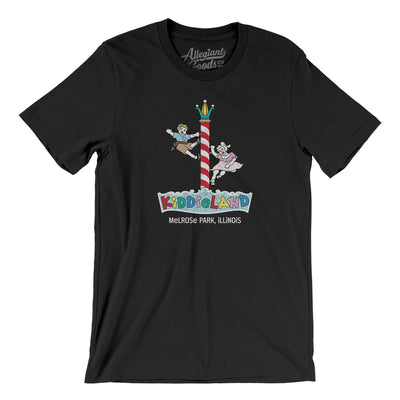 Kiddieland Amusement Park Men/Unisex T-Shirt-Black-Allegiant Goods Co. Vintage Sports Apparel