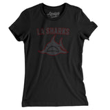 Los Angeles Sharks Hockey Women's T-Shirt-Allegiant Goods Co. Vintage Sports Apparel