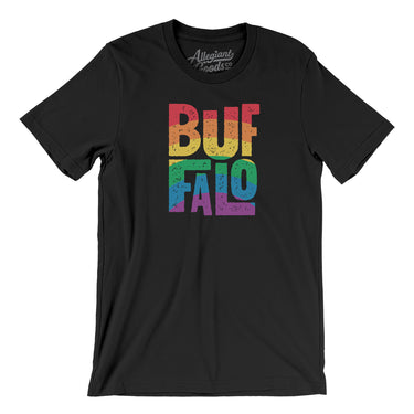 Buffalo New York Pride Men/Unisex T-Shirt-Allegiant Goods Co. Vintage Sports Apparel