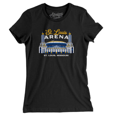 St. Louis Arena Women's T-Shirt-Allegiant Goods Co. Vintage Sports Apparel