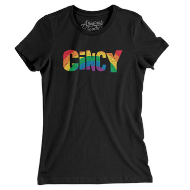 Cincinnati Ohio Pride Women's T-Shirt-Allegiant Goods Co. Vintage Sports Apparel