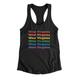 West Virginia Pride Women's Racerback Tank-Allegiant Goods Co. Vintage Sports Apparel