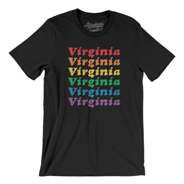 Virginia Pride Men/Unisex T-Shirt-Allegiant Goods Co. Vintage Sports Apparel