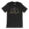 Drink Like a New Yorker Men/Unisex T-Shirt-Black-Allegiant Goods Co. Vintage Sports Apparel