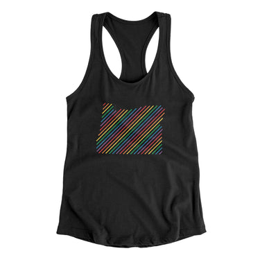 Oregon Pride State Women's Racerback Tank-Allegiant Goods Co. Vintage Sports Apparel