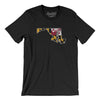 Maryland State Flag Men/Unisex T-Shirt-Black-Allegiant Goods Co. Vintage Sports Apparel