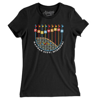 Fairyland Amusement Park Women's T-Shirt-Black-Allegiant Goods Co. Vintage Sports Apparel