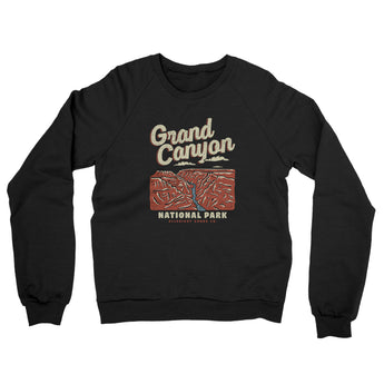 Grand Canyon National Park Midweight Crewneck Sweatshirt-Allegiant Goods Co. Vintage Sports Apparel