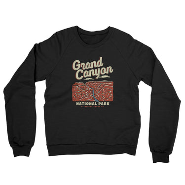 Grand Canyon National Park Midweight Crewneck Sweatshirt-Allegiant Goods Co. Vintage Sports Apparel