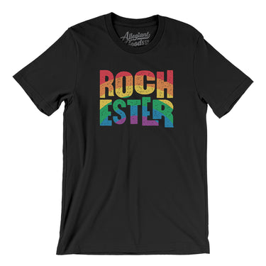 Rochester New York Pride Men/Unisex T-Shirt-Allegiant Goods Co. Vintage Sports Apparel
