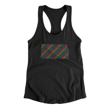 Kansas Pride State Women's Racerback Tank-Allegiant Goods Co. Vintage Sports Apparel
