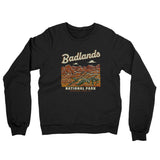 Badlands National Park Midweight Crewneck Sweatshirt-Allegiant Goods Co. Vintage Sports Apparel