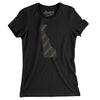Delaware Pride State Women's T-Shirt-Black-Allegiant Goods Co. Vintage Sports Apparel