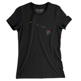 Hawaii Pride State Women's T-Shirt-Allegiant Goods Co. Vintage Sports Apparel