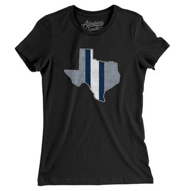 Texas Helmet Stripes Women's T-Shirt-Allegiant Goods Co. Vintage Sports Apparel