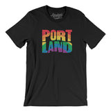 Portland Oregon Pride Men/Unisex T-Shirt-Allegiant Goods Co. Vintage Sports Apparel