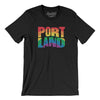 Portland Oregon Pride Men/Unisex T-Shirt-Black-Allegiant Goods Co. Vintage Sports Apparel